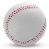 岑岑 PU棒球 发泡棒球弹力球 PU压力垒球 发泡垒球学生软式棒球 白色